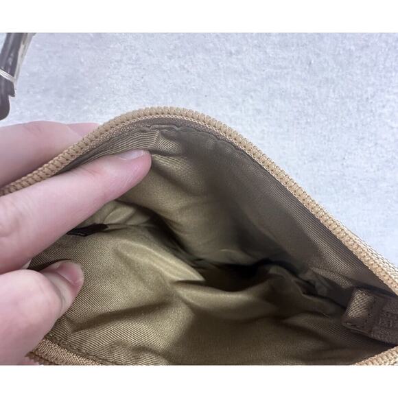 COACH‎ SWING PACK SIGNATURE STRIPE CROSSBODY WHITE KHAKI - Picture 9 of 12